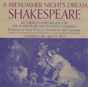 William Shakespeare: A Midsummer Night's Dream , Shakespeare For Students Company
