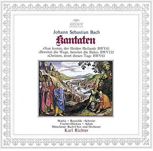 Bach: Cantatas BWV 61/ 132/ 63 [Import] 