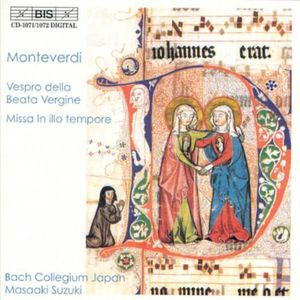 Vespro Della Beata Vergine , Bach Collegium Japan