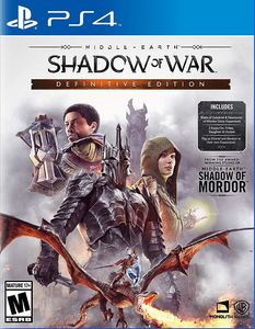 Middle Earth: Shadow of War - Definitive Edition for PlayStation 4 -  alliance entertainment, 883929654291