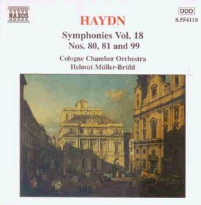 Symphonies 80, 81 & 99 , Haydn