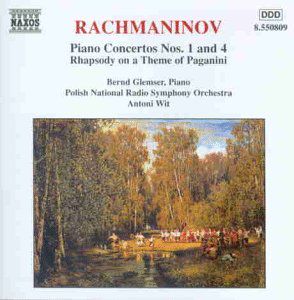 Piano Ctos 1 & 4: Rhapsody on a Theme of Paganini , Bernd Glemser