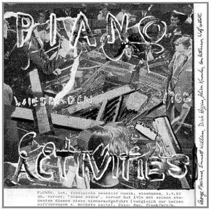 Piano Activities , Philip Corner