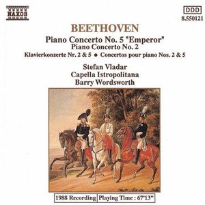 Piano Concertos 2 & 5 "Emperor" , Ludwig van Beethoven