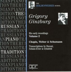 Russian Piano Tradition: Goldenweiser School , Grigori Ginzburg