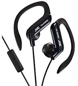 JVC Ha-Ebr80-B Sport Clip Earphones With Microphone (Black) 