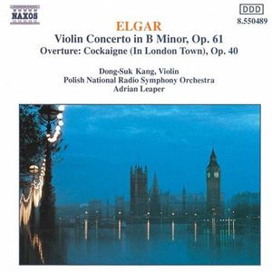 Violin Concerto /  Cockaigne Overture , Adrian Leaper