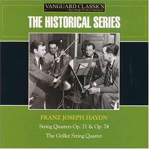 Haydn: String Quarterts Op 71 & Op 74 , Griller String Quartet