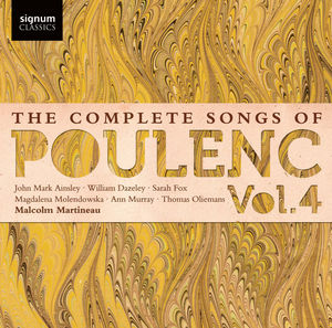 Complete Songs of Poulenc 4 , Malcolm Martineau
