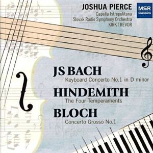 Joshua Pierce Plays Bach Hindemith & Bloch , Joshua Pierce
