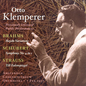 Klemperer Performs Brahms & Schubert , Otto Klemperer