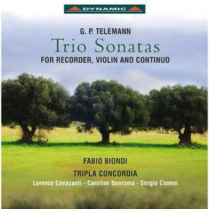 Trio Sonatas for Recorder Violin & Continuo , Tripla Concordia