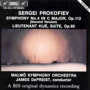 Symphony 4 / Lieutenant Kije Suite , James DePreist