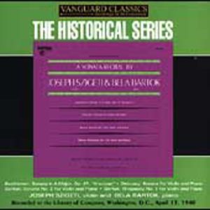 Sonata Recital By Joseph Szigeti & Bela Bartok , Joseph Szigeti
