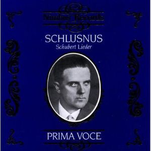 Sings Schubert Lieder , Heinrich Schlusnus