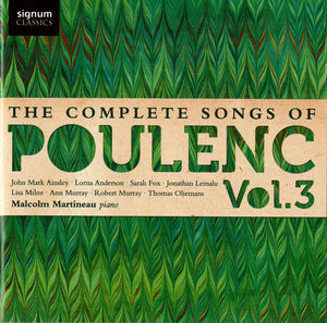 Complete Songs 3 , Malcolm Martineau