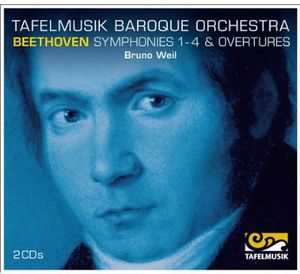 Beethoven Symphonies 1 - 4 & Overtures , Bruno Weil