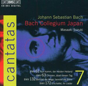Cantats 7 , Bach Collegium Japan