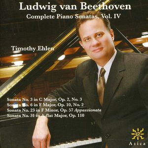 Comp Piano Sonatas 4 , Ludwig van Beethoven