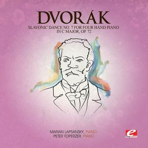 Slavonic Dance 7 Four Hand Piano C Maj 72 , Dvorak