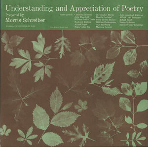 Understanding and Appreciation of Poetry , Morris Schreiber