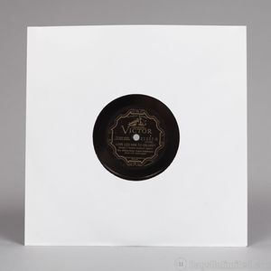 Bags Unlimited S10W - 10 Inch 78 RPM Paper Record Sleeves - 50 Count (White) 