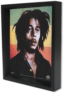 Bob Marley - Colors - 8x10 Framed 3D Lenticular
