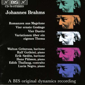 Songs from Magelone , J. Brahms