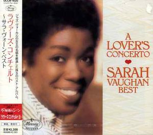 Lover's Concerto-Best of Sarah Vaughan [Import] , Sarah Vaughan