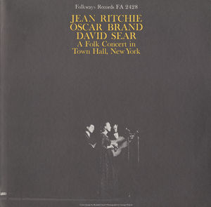 Folk Concert in Town Hall New York , Jean Ritchie