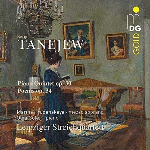 TANEYEV: PIANO QUINTET OP.30 SONGS OP.34