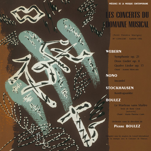 Le Concerts Du Domaine Musical 1956