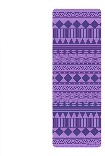 STOTT PILATES Pilates & Yoga Mat, Aztec (Purple) 0.25 inch / 6 mm