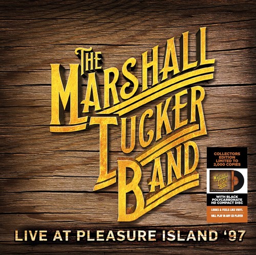 Marshall Turker Band - Live At Pleasure Island vinyl record cover