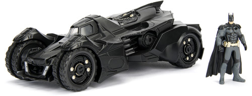 Jada Toys - DC Comics Batman 2015 Arkham Knight Batmobile & Batman Metals Die-castcollectible toy vehicle with figure