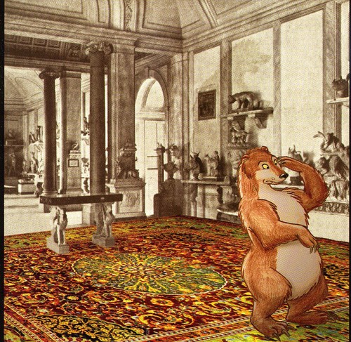 Animal Medallion Carpet