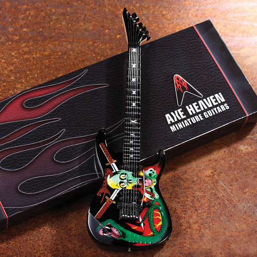 George Lynch Skull & Snakes 10 Inch Miniature Guitar Replica Collectible
