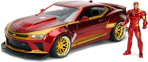 MARVEL IRON MAN & 2016 CHEVY CAMARO DIE-CAST