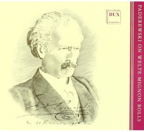 Paderewski Recordings on Welte-Mignon Rolls