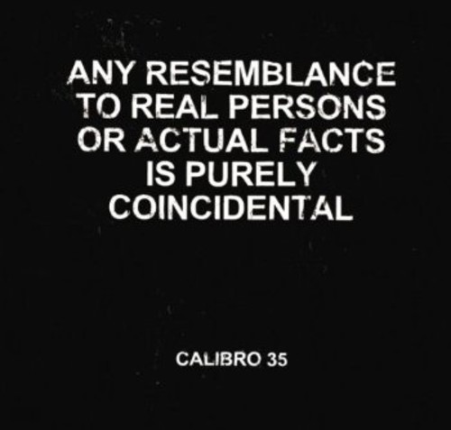 Calibro 35 - Any Resemblance To Real Persons Or Actual Facts Is