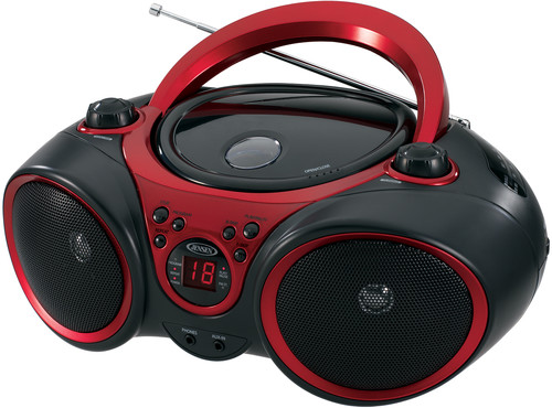 JENSEN CD490 PRTBL CD PLAYER SPORT AM/ FM RED/ BLACK