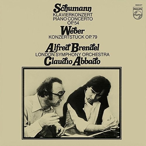 Schumann Piano Concerto in a Minor /  Weber: Konzer