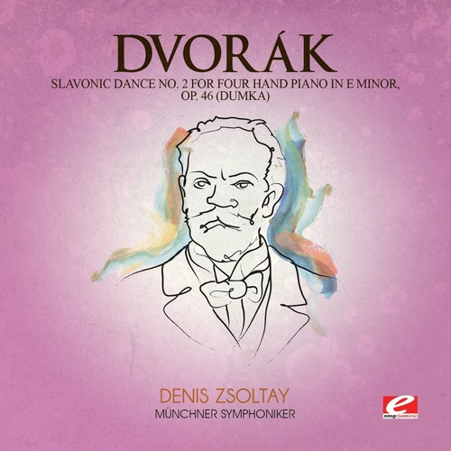 Slavonic Dance 2 Four Hand Piano E Min 46 (Dumka)