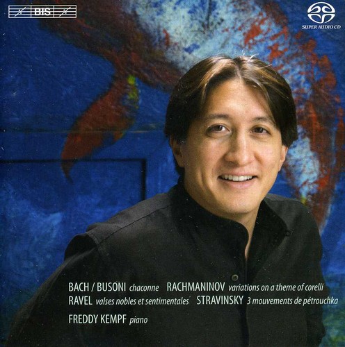 Plays Rachmaninoff Bach Busoni Ravel Stravinsky