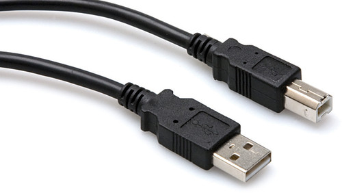 Hosa USB-210AB High Speed USB Cable Type A to Type B 10 Feet (Black)