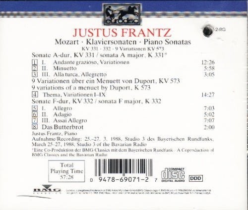 Piano Sonatas KV 331-3