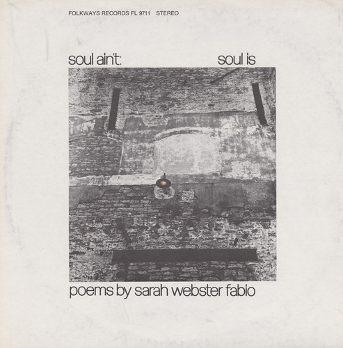 Soul Ain't Soul Is: Poems By Sarah Webster Fabio