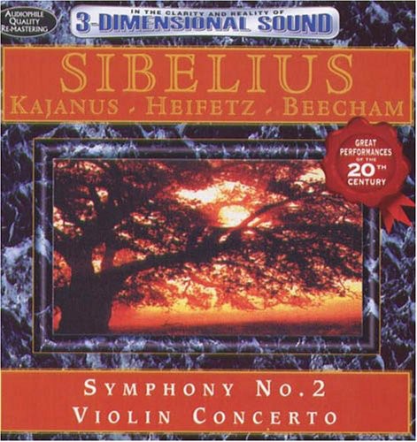 Sibelius: Symphony No 2 & Violin Concerto / Various