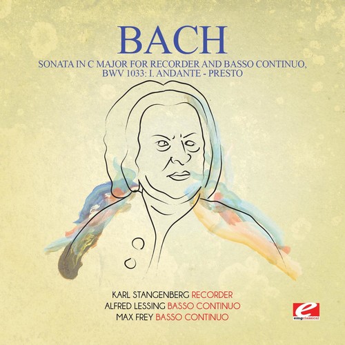 Sonata C Major for Recorder & Basso Continuo BWV 1
