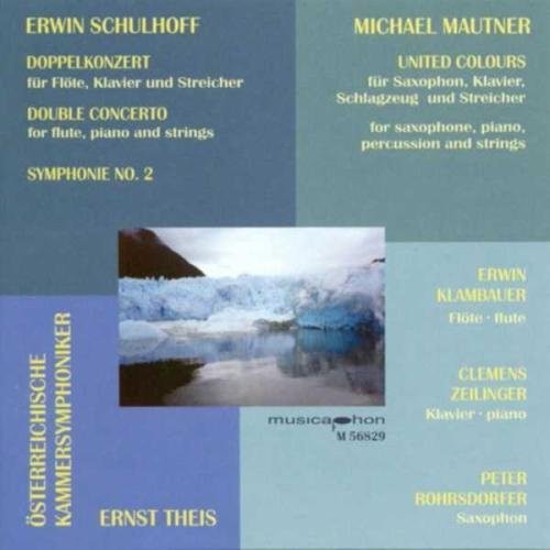 Ernst Theis - Double Concerto for Flute Piano & Strimgs: Sym 2